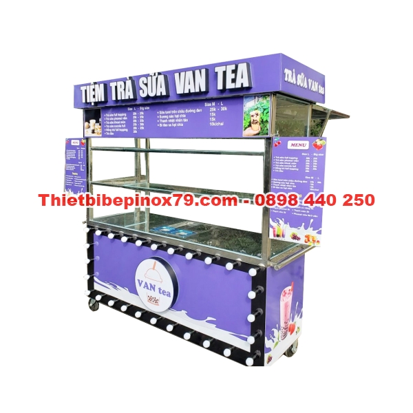 XE TRÀ SỮA DI ĐỘNG INOX 304 HOẶC INOX 201