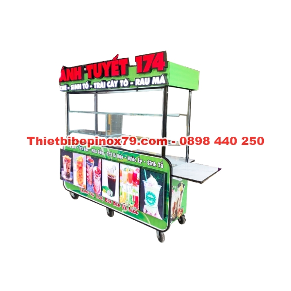 Xe Trà Sữa Đẹp Di Động X04 