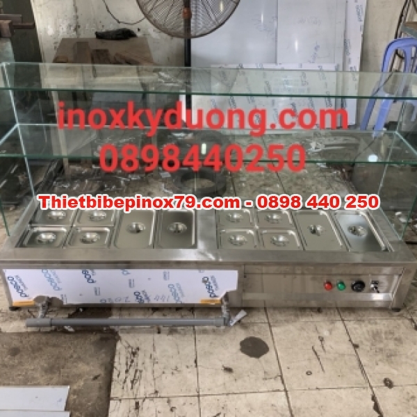 TỦ HÂM NÓNG VÀ LÀM LẠNH THỨC ĂN CÓ KHAY TOPPING