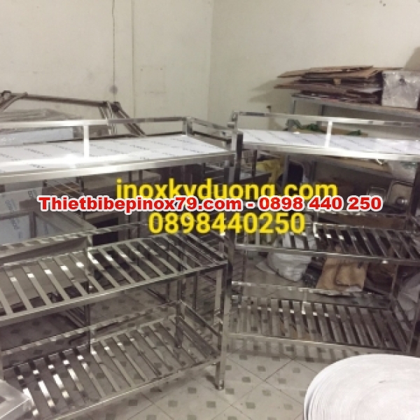 KỆ INOX 3 TẦNG GIÁ RẺ