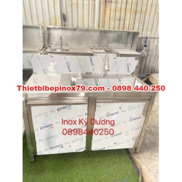 TỦ BỒN RỬA CÔNG NGHIỆP INOX 304
