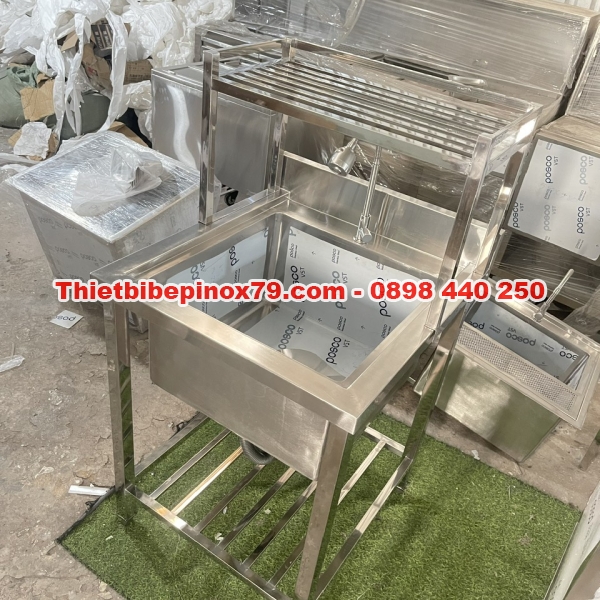 CHẬU RỬA MỘT HỌC CÓ KỆ SONG TRÊN
