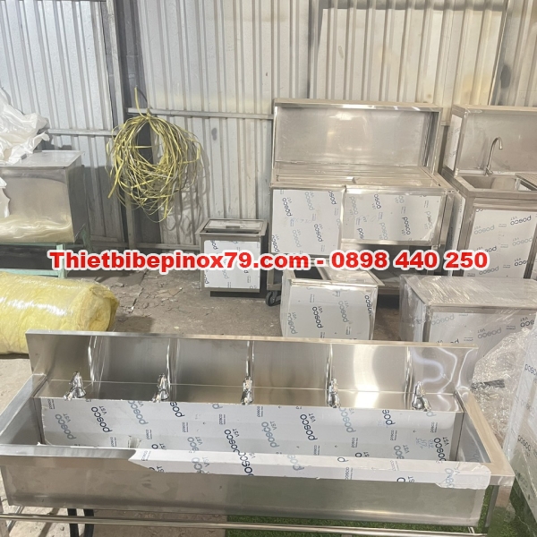 CHẬU RỬA INOX DÙNG TRONG TRƯỜNG HỌC, CÔNG TY