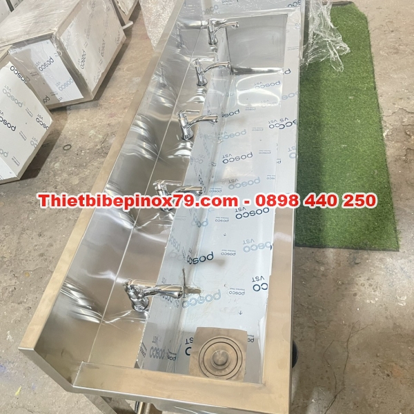 CHẬU RỬA INOX DÙNG TRONG TRƯỜNG HỌC, CÔNG TY