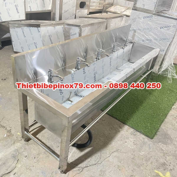 CHẬU RỬA INOX DÙNG TRONG TRƯỜNG HỌC, CÔNG TY