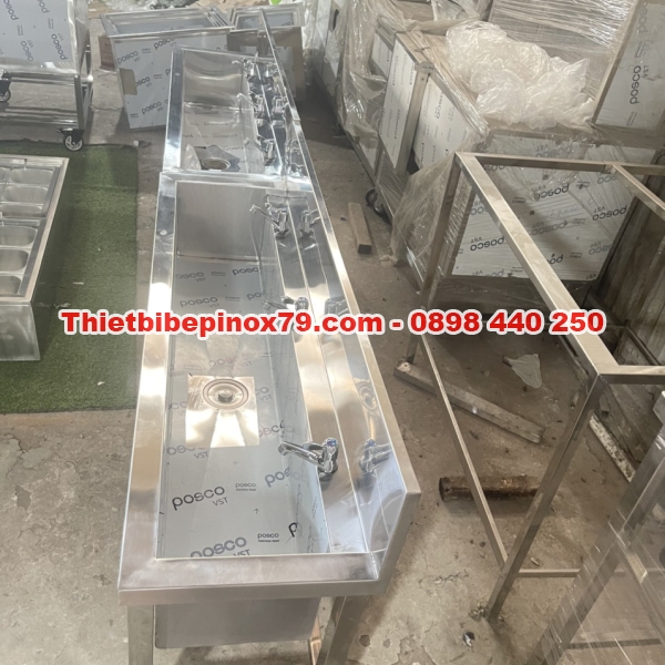 CHẬU RỬA  TAY  INOX TRƯỜNG MẦM NON