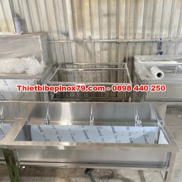 CHẬU RỬA  TAY  INOX TRƯỜNG MẦM NON