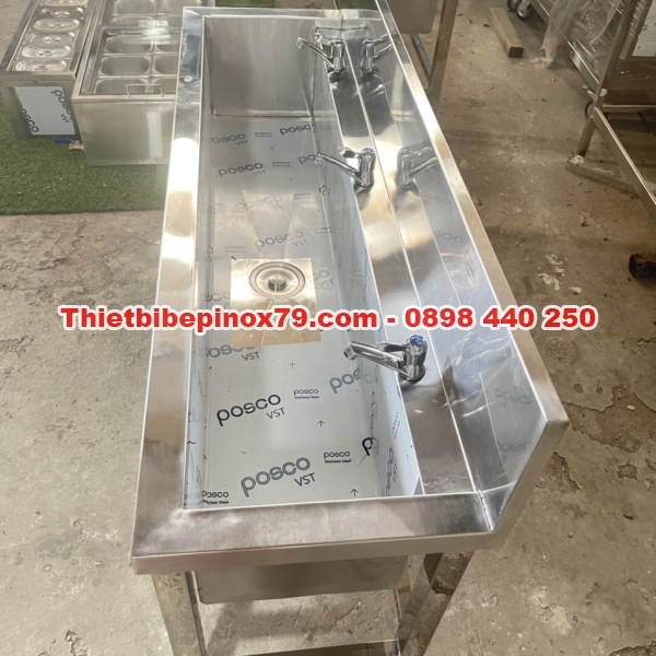 CHẬU RỬA  TAY  INOX TRƯỜNG MẦM NON