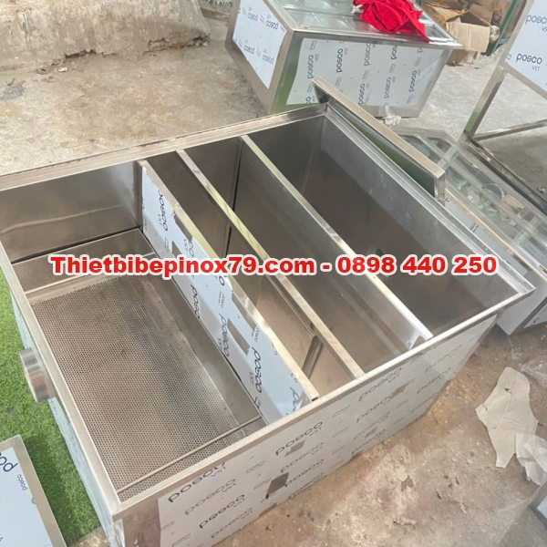 BỂ LỌC DẦU MỠ - BỂ TÁCH MỠ INOX 304