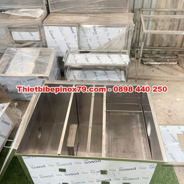 BỂ LỌC DẦU MỠ - BỂ TÁCH MỠ INOX 304