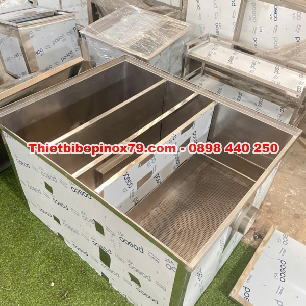 BỂ LỌC DẦU MỠ - BỂ TÁCH MỠ INOX 304