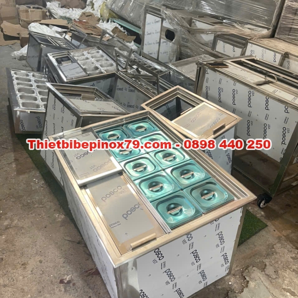 THÙNG ĐÁ INOX DÀY 1 LY SẢN XUẤT TẠI XƯỞNG GIÁ TỐT