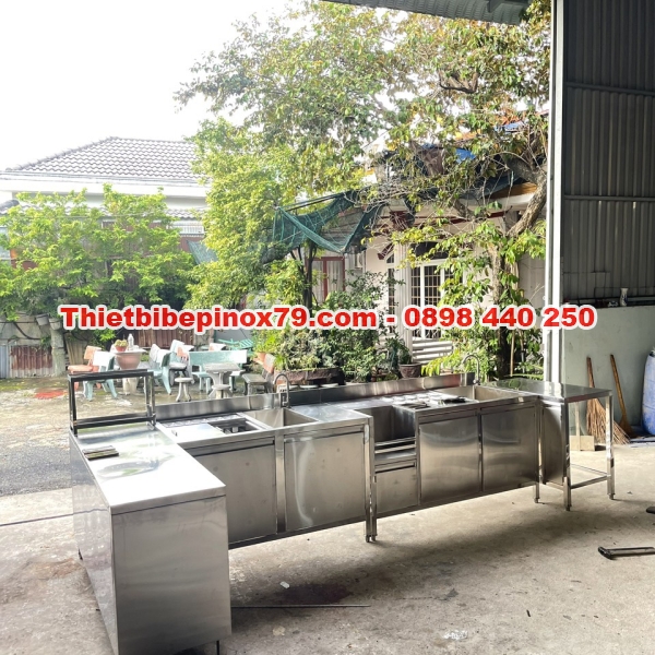 HỆ QUẦY PHA CHẾ INOX ĐẦY ĐỦ CHỨC NĂNG SỬ DỤNG