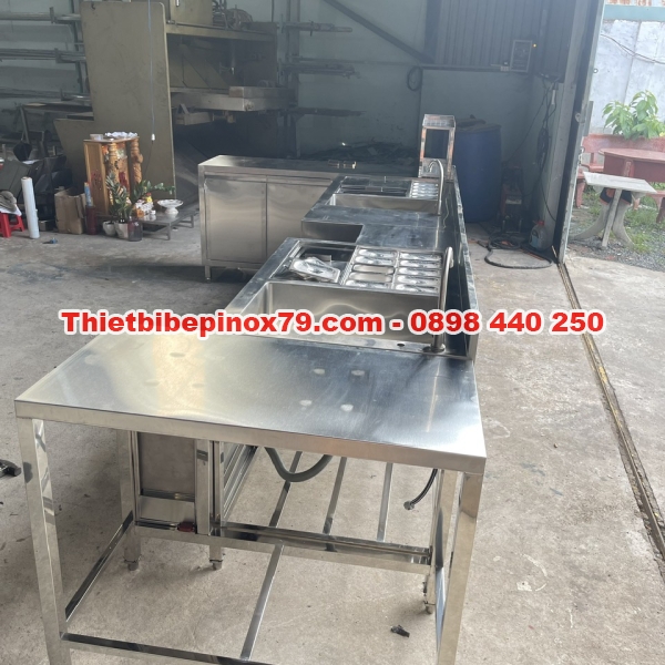 HỆ QUẦY PHA CHẾ INOX ĐẦY ĐỦ CHỨC NĂNG SỬ DỤNG