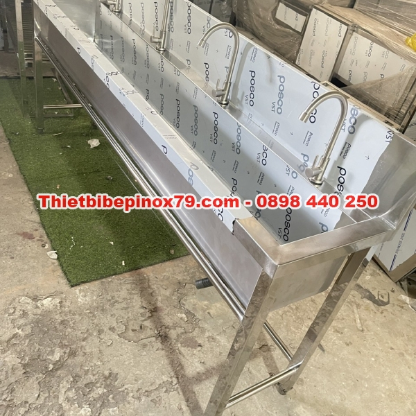  CHẬU RỬA INOX 304  DÙNG TRONG CÔNG TY
