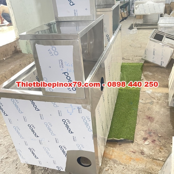 QUẦY PHA CHẾ INOX 304 DÀI MỘT MÉT SÁU