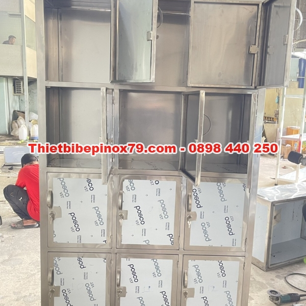 TỦ INOX LOCKER NHIỀU HỌC