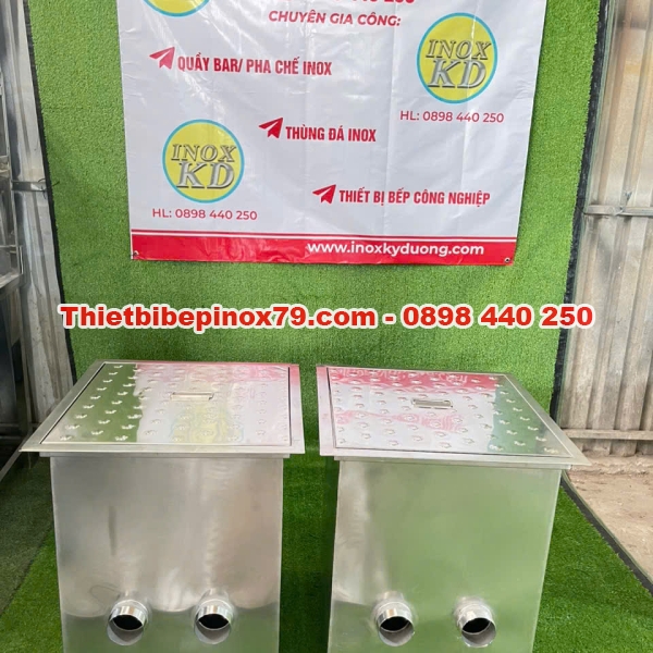  BẪY MỠ INOX 304 ÂM SÀN