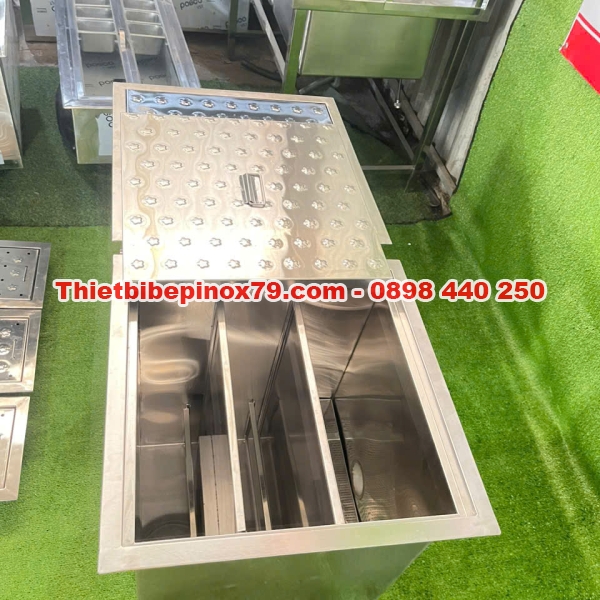  BẪY MỠ INOX 304 ÂM SÀN