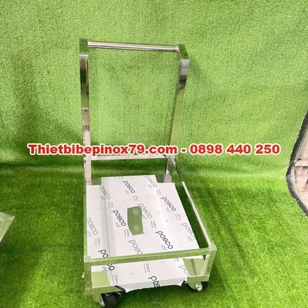XE ĐẨY 1 TẦNG CÓ BÁNH XE DI CHUYỂN