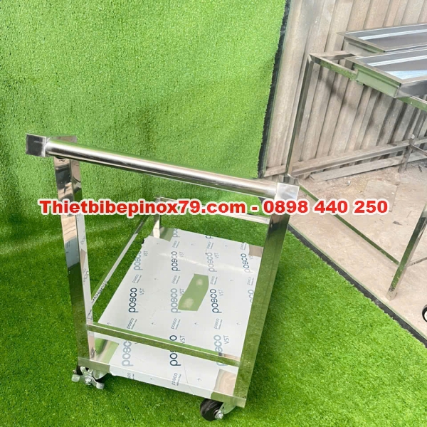 XE ĐẨY 1 TẦNG CÓ BÁNH XE DI CHUYỂN
