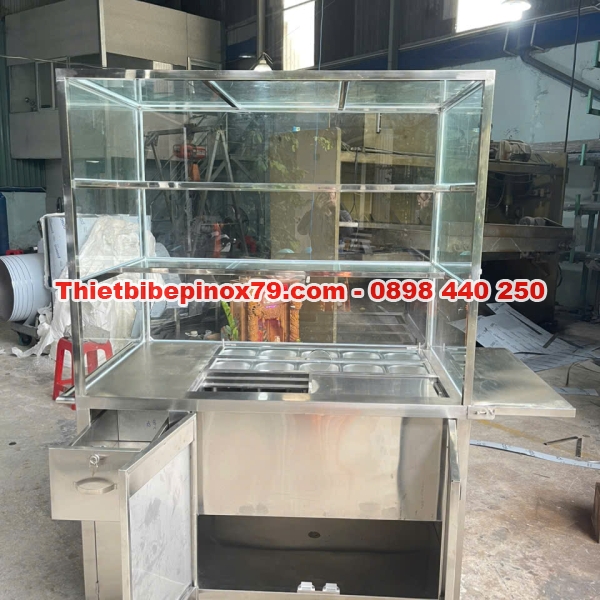 XE TRÀ SỮA DI ĐỘNG INOX 304 HOẶC INOX 201