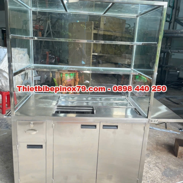 XE TRÀ SỮA DI ĐỘNG INOX 304 HOẶC INOX 201