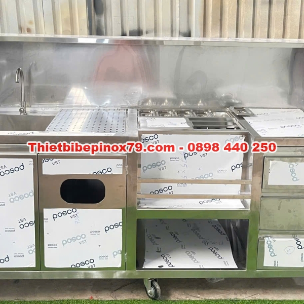 BÁO GIÁ QUẦY PHA CHẾ TRÀ SỮA INOX GIÁ TẠI XƯỞNG