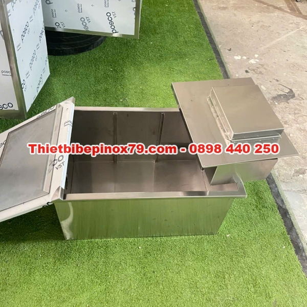 BỂ LỌC DẦU MỠ RÁC THẢI INOX 304