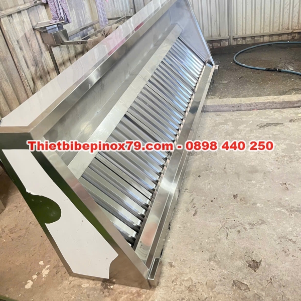 CHỤP HÚT KHÓI MÙI INOX CÓ PHIN LỌC MỠ