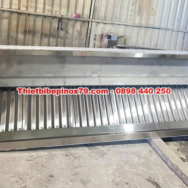 CHỤP HÚT KHÓI MÙI INOX CÓ PHIN LỌC MỠ