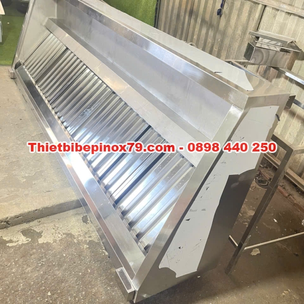 CHỤP HÚT KHÓI MÙI INOX CÓ PHIN LỌC MỠ