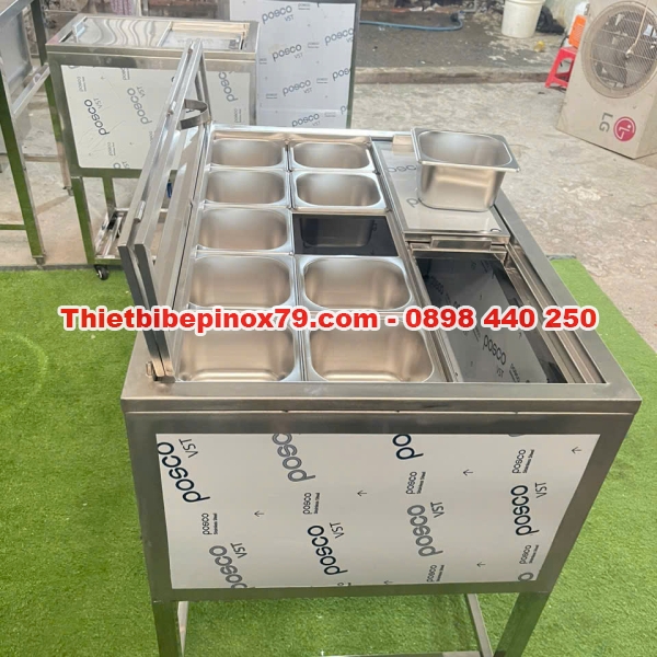 THÙNG ĐÁ INOX 304 HÀNG CHÍNH HÃNG