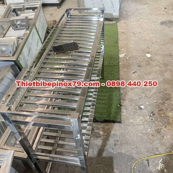 KỆ INOX 2 TẦNG SONG GIÁ RẺ