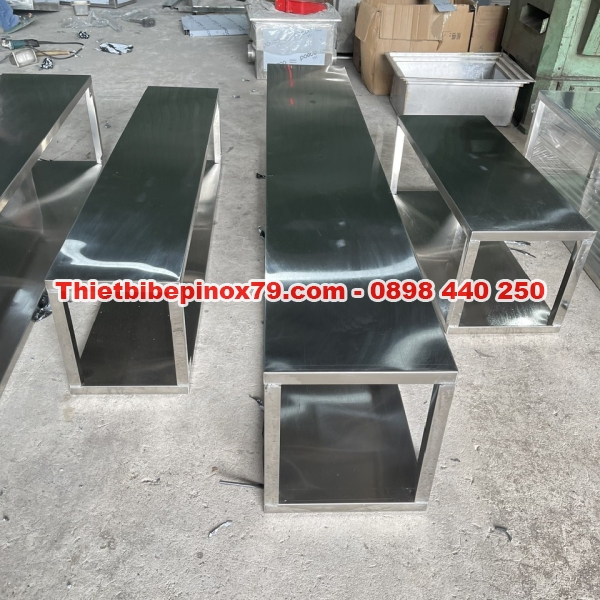 BÁO GIÁ KỆ INOX 2 TẦNG PHẲNG