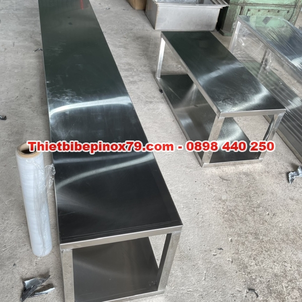 BÁO GIÁ KỆ INOX 2 TẦNG PHẲNG