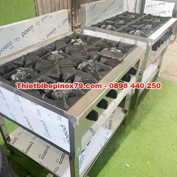 BẾP ÂU 6 HỌNG SẢN XUẤT TẠI XƯỞNG INOX KỲ DƯƠNG