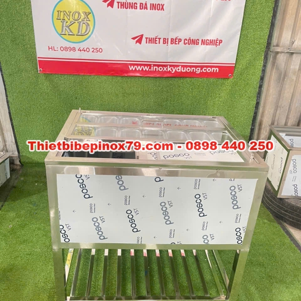THÙNG ĐÁ INOX 304 SẢN XUẤT TẠI XƯỞNG INOX KỲ DƯƠNG