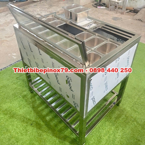 THÙNG ĐÁ INOX 304 SẢN XUẤT TẠI XƯỞNG INOX KỲ DƯƠNG