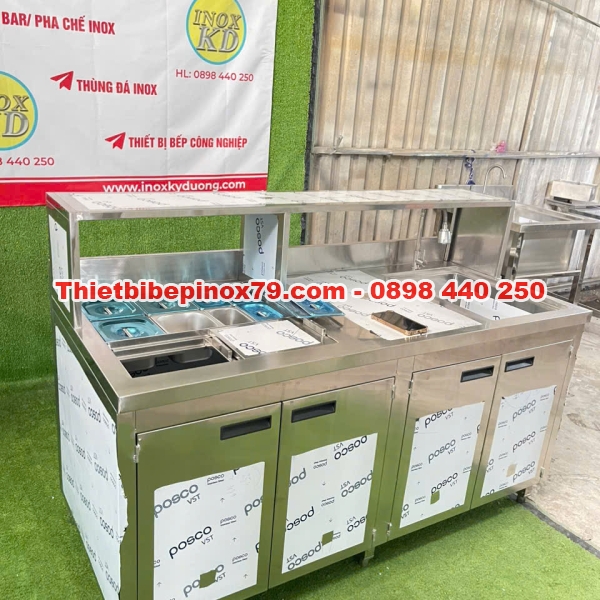 QUẦY PHA CHẾ INOX KỲ DƯƠNG GIÁ RẺ NHẤT