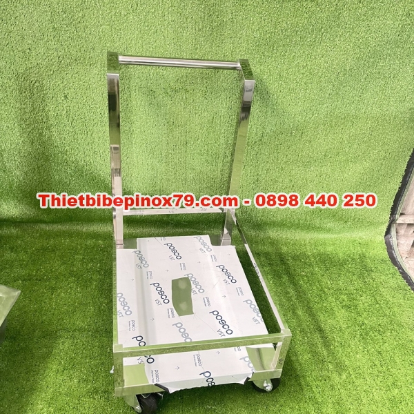 XE ĐẨY INOX CÔNG NGHIỆP                                            XE ĐẨY INOX GIÁ RẺ TẠI XƯỞNG                                                                                                                                                     