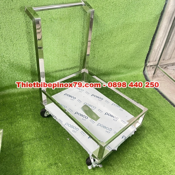 XE ĐẨY INOX CÔNG NGHIỆP                                            XE ĐẨY INOX GIÁ RẺ TẠI XƯỞNG                                                                                                                                                     