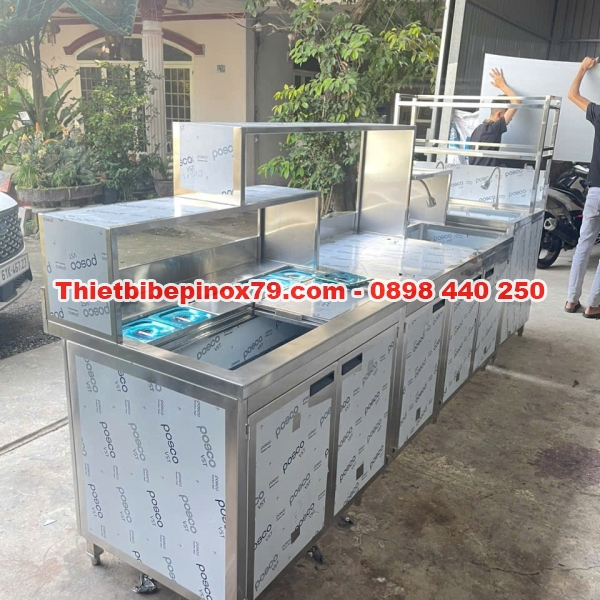 CÁCH SỬ DỤNG QUẦY PHA CHẾ TRÀ SỮA INOX BỀN ĐẸP THEO THỜI GIAN
