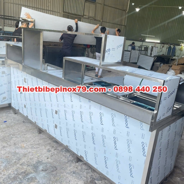 CÁCH SỬ DỤNG QUẦY PHA CHẾ TRÀ SỮA INOX BỀN ĐẸP THEO THỜI GIAN