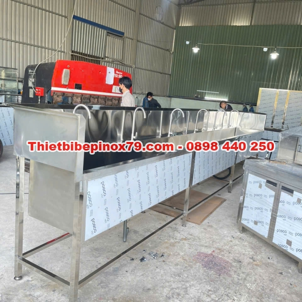 BỒN RỬA CHÉN KÍCH THƯỚC LỚN SẢN XUẤT TẠI XƯỞNG 
