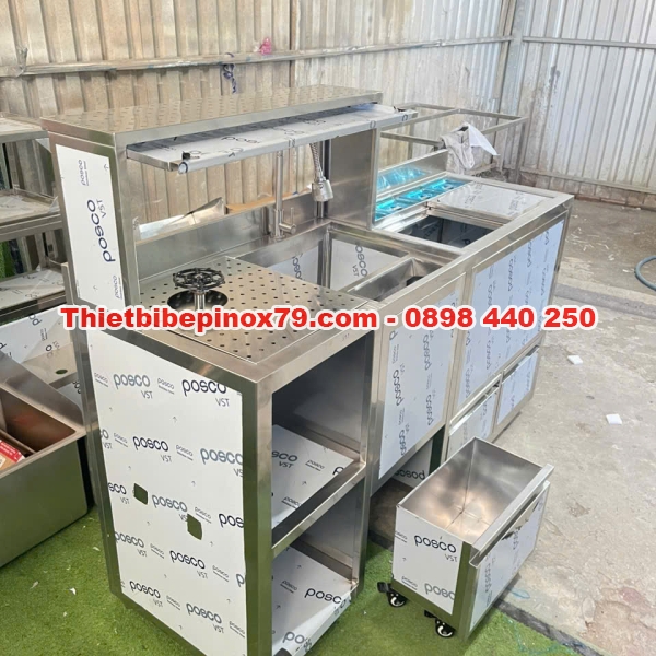 QUẦY BAR CÀ PHÊ INOX KỲ DƯƠNG GIÁ RẺ
