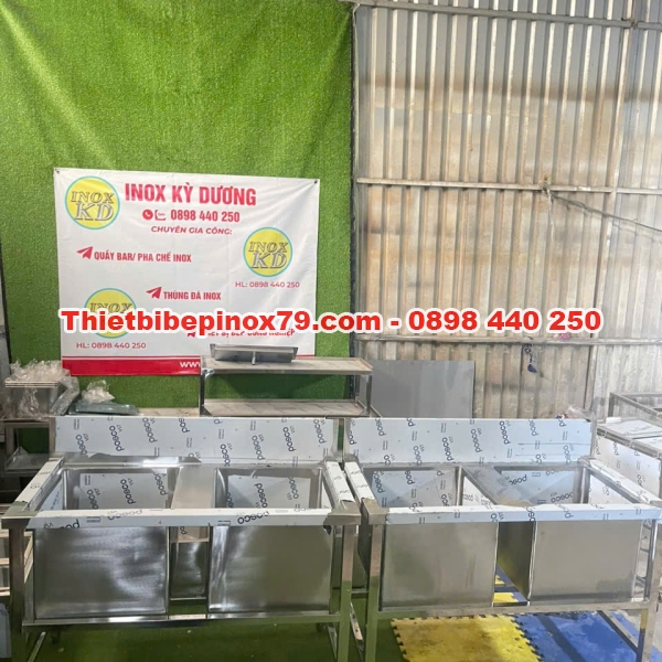 CHẬU RỬA CÔNG NGHIỆP INOX KỲ DƯƠNG