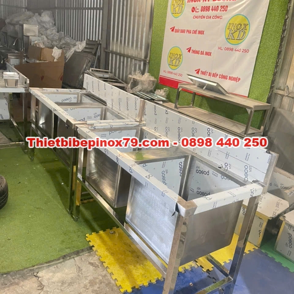 CHẬU RỬA CÔNG NGHIỆP INOX KỲ DƯƠNG