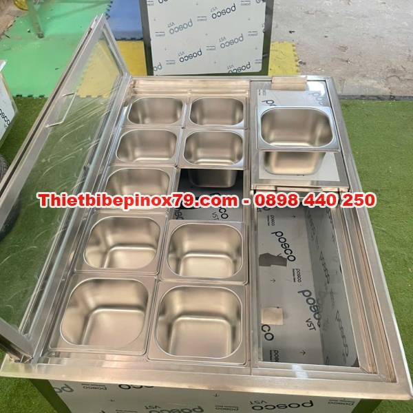 SỬ DỤNG THÙNG ĐÁ INOX ÍT TIÊU HAO ĐÁ 