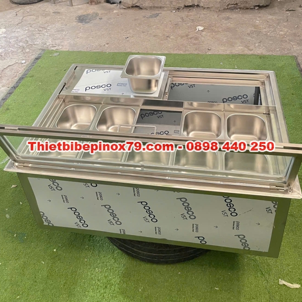 SỬ DỤNG THÙNG ĐÁ INOX ÍT TIÊU HAO ĐÁ 